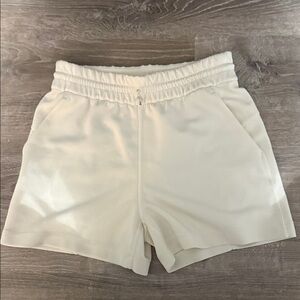 Lululemon Athletica Cream Athletic Shorts